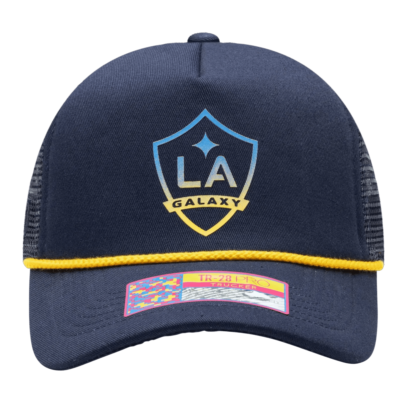 FI Collection LA Galaxy Atmosphere Trucker Hat (Front)