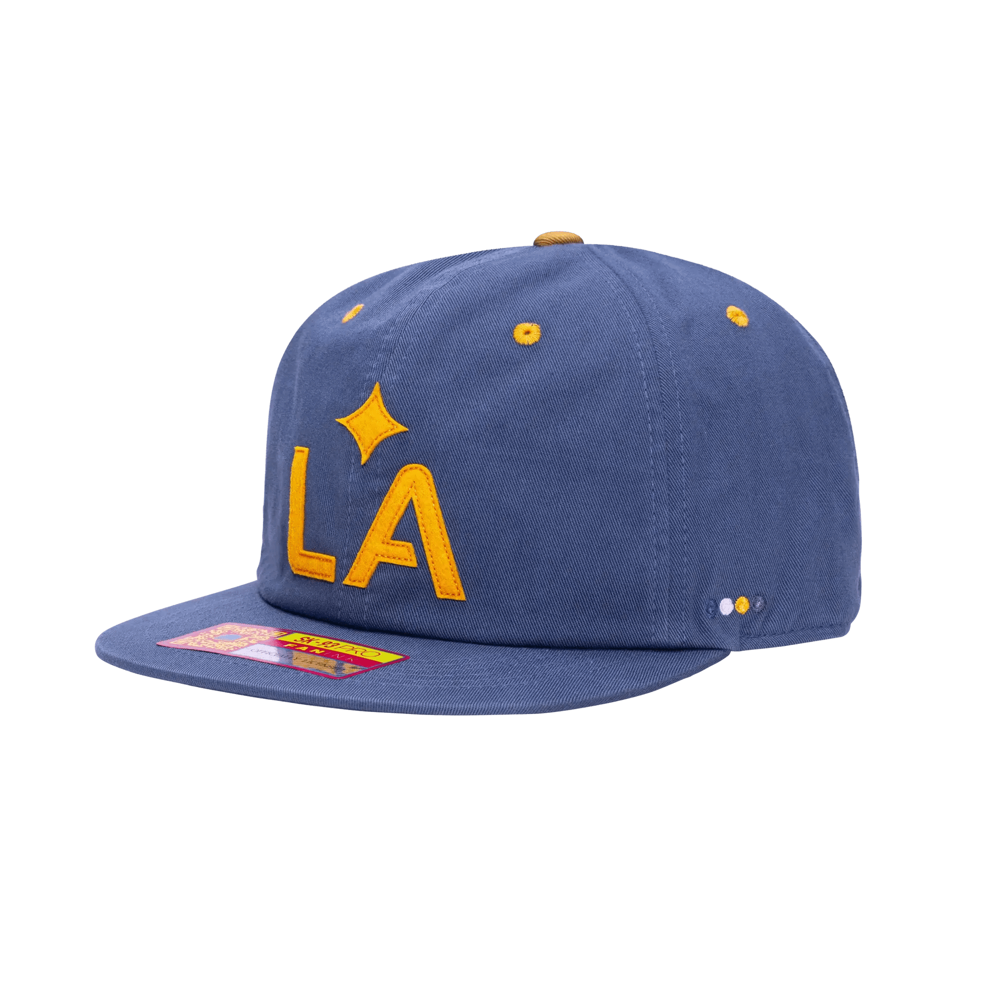 Fan Ink Collection LA Galaxy Bankroll Coral Snapback Hat (Lateral - Front 1)