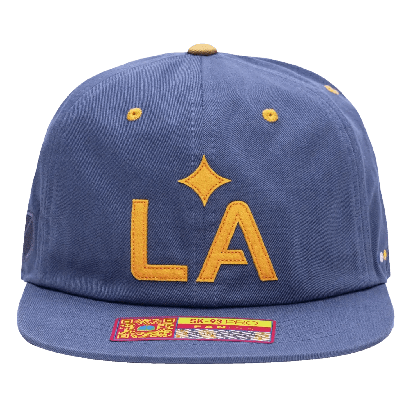 Fan Ink Collection LA Galaxy Bankroll Coral Snapback Hat (Front)