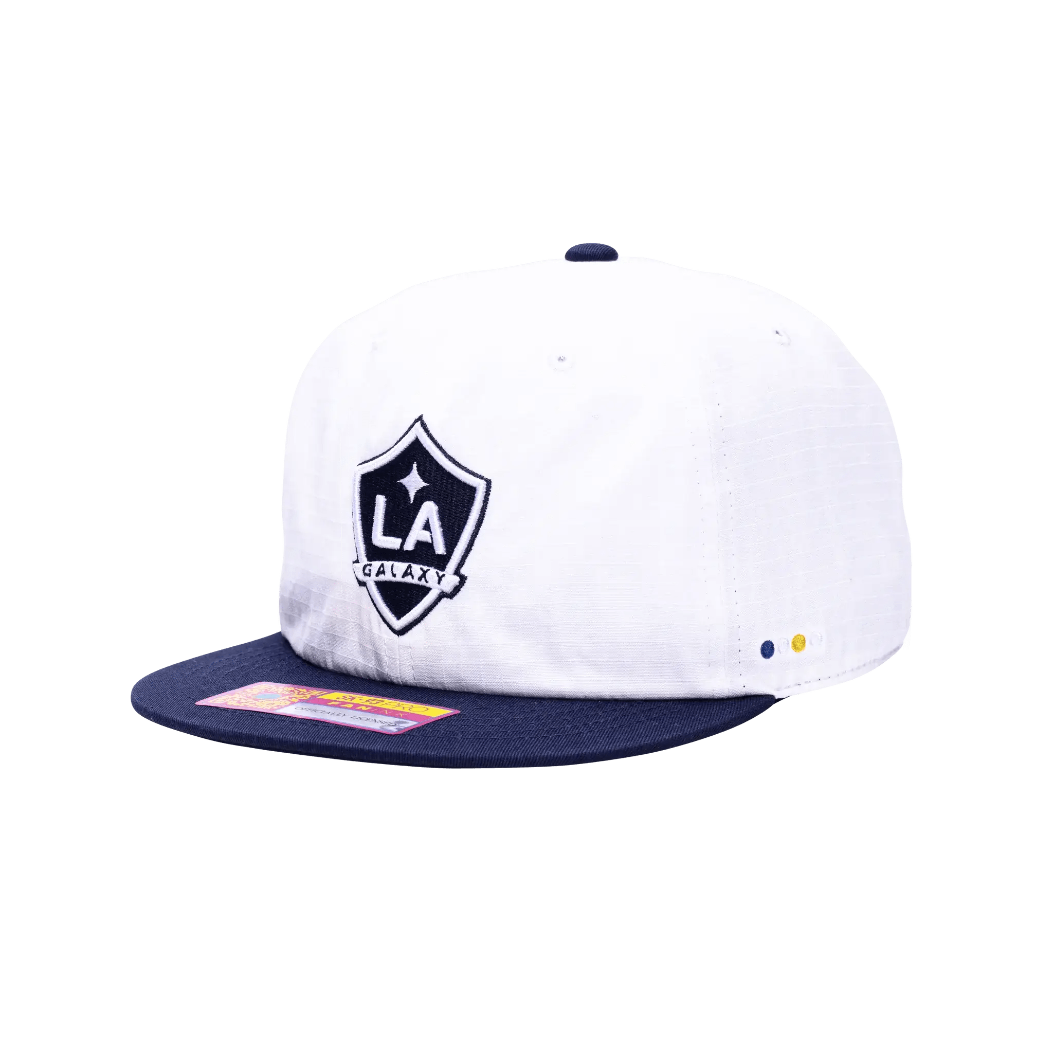 Fan Ink Collection LA Galaxy Swingman Wax Snapback Hat (Lateral - Front 1)