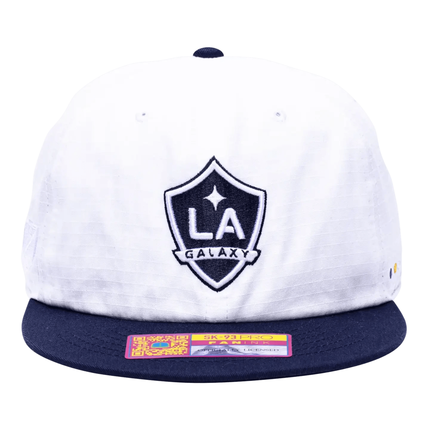 Fan Ink Collection LA Galaxy Swingman Wax Snapback Hat (Front)