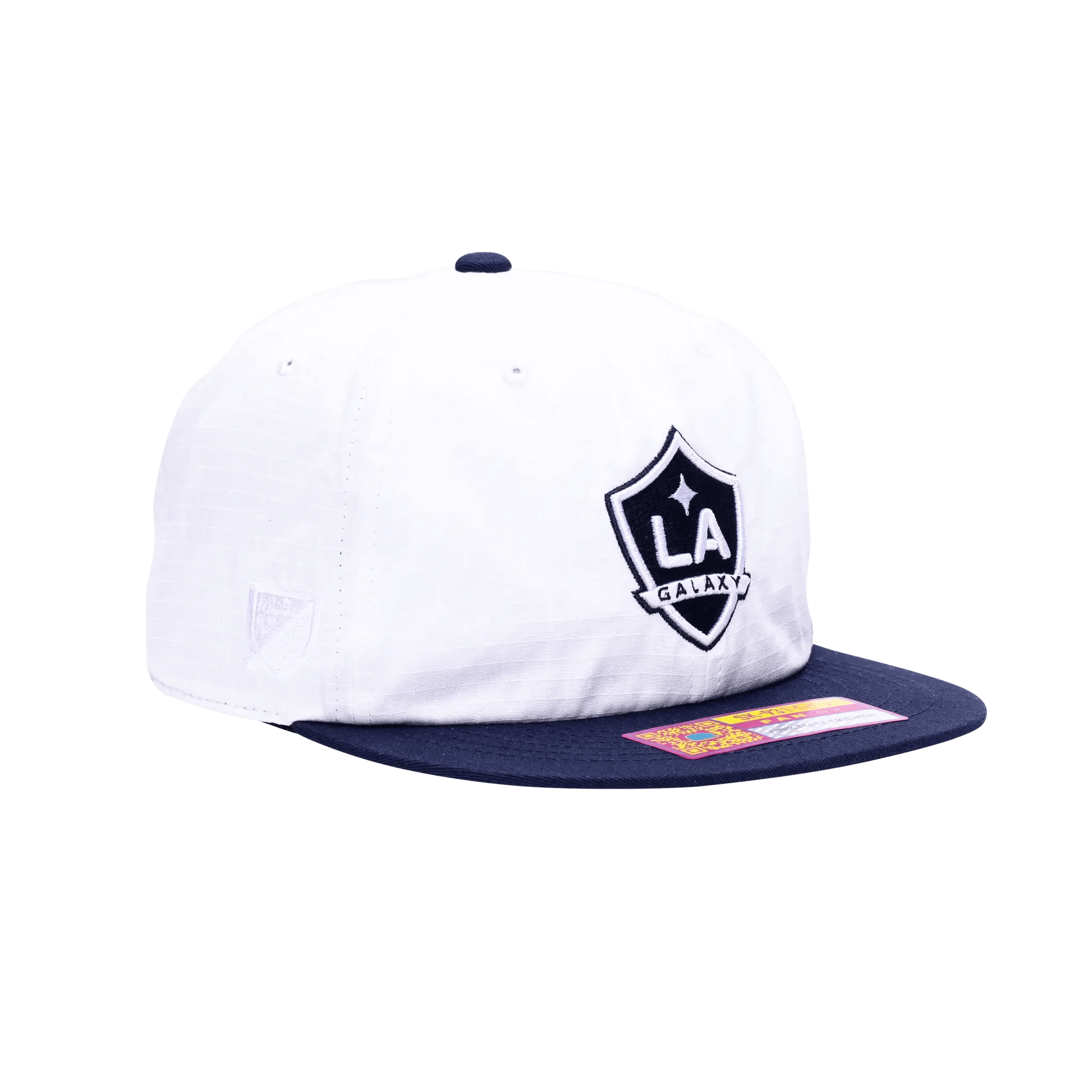 Fan Ink Collection LA Galaxy Swingman Wax Snapback Hat (Lateral - Front 2)