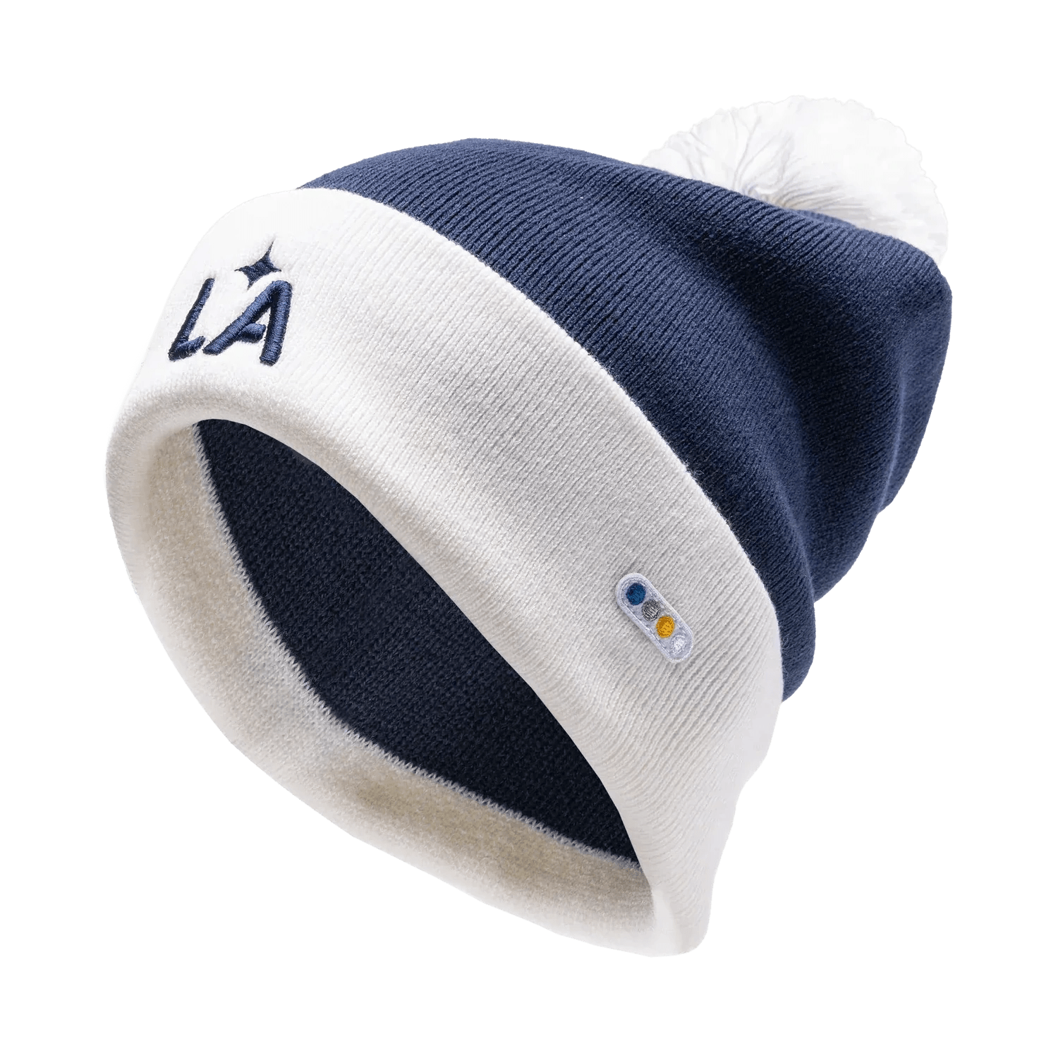 Fan Ink Collection LA Galaxy Uptown Shore Beanie (Lateral - Front)