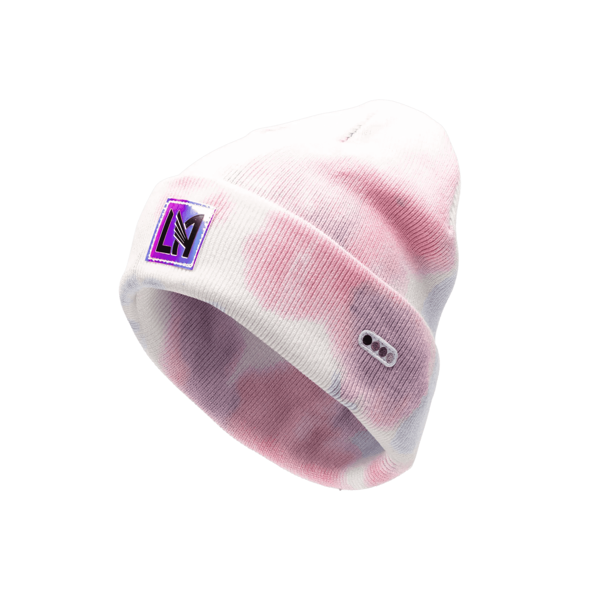 Fan Ink Collection LAFC Psychedelic Knit Beanie (Lateral - Front)