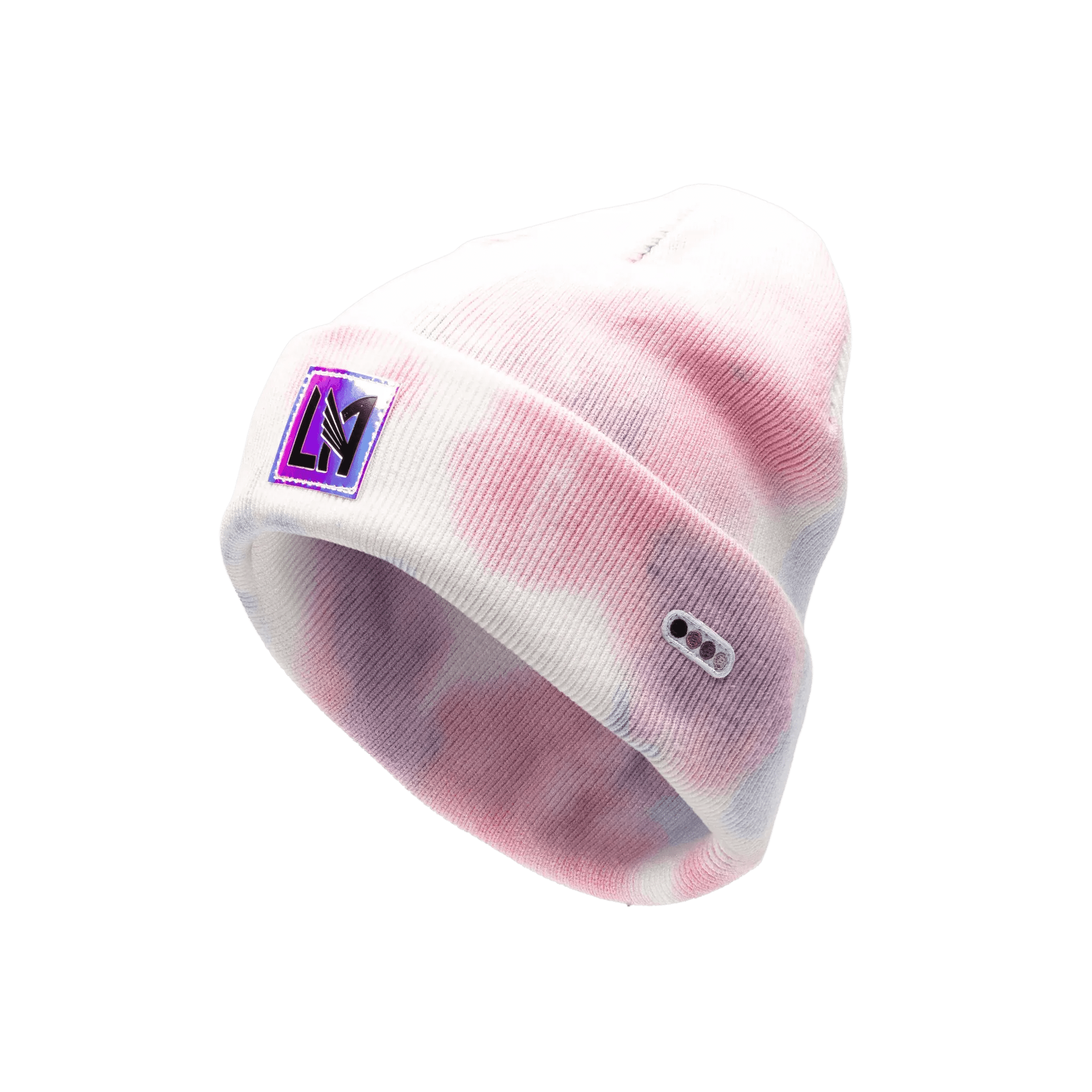 Fan Ink Collection LAFC Psychedelic Knit Beanie (Lateral - Front)