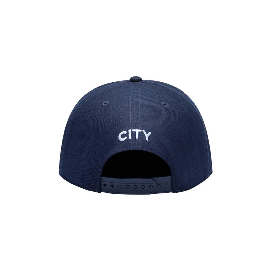 FI Collection Manchester City Elite Snapback Hat - Navy (Back)