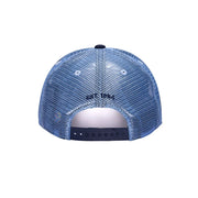 F.I Collection Manchester City Script Stop Trucker Hat - Calming Blue (Back)