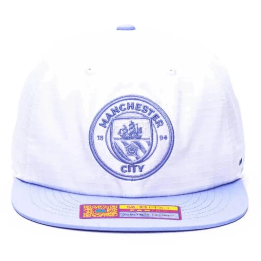 Fan Ink Collection Manchester City Swingman Wax Snapback Hat (Front)