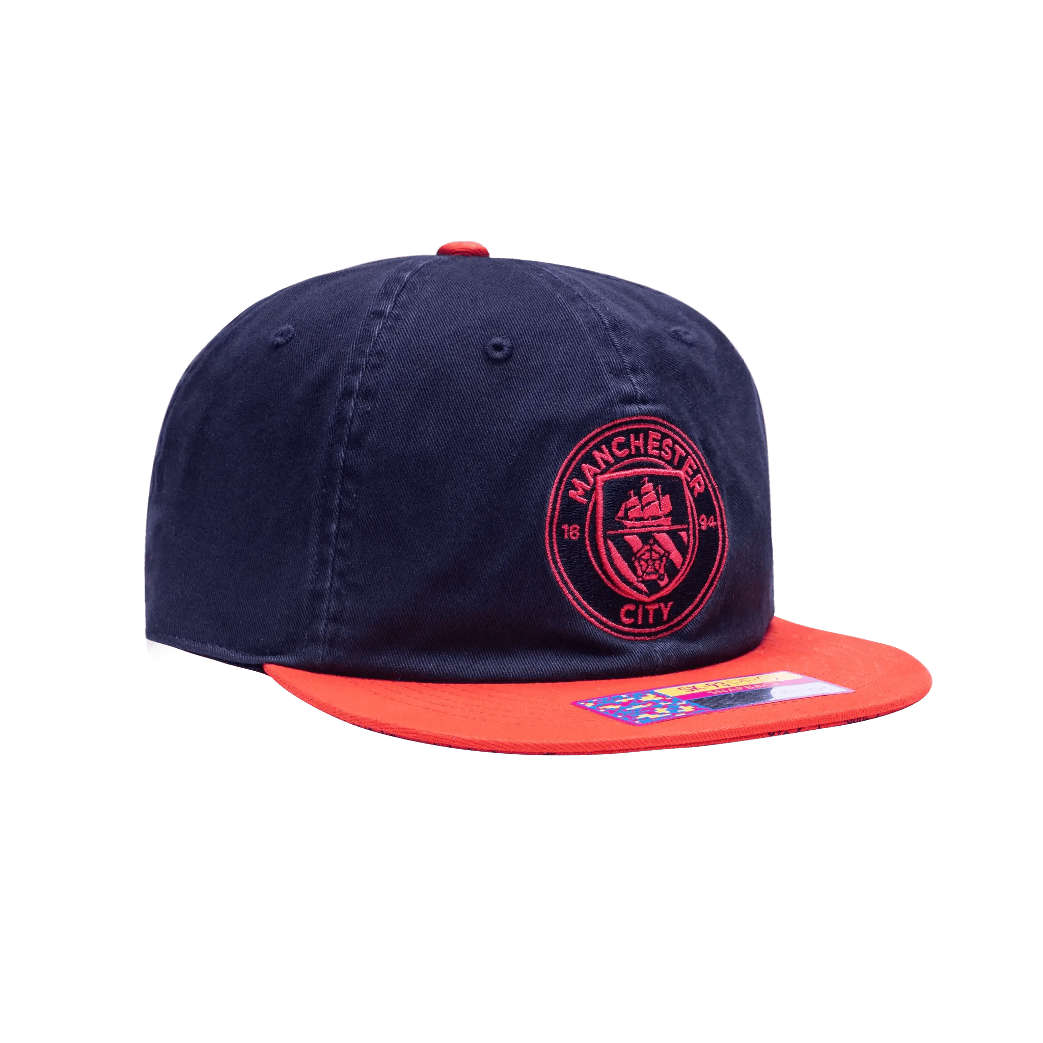 Fan Ink Collection Manchester City Wander Snapback Hat (Lateral - Side 2)