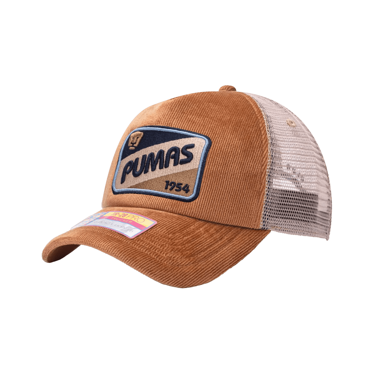 FI Collection Pumas Camionero Trucker Hat - Brown (Diagonal 1)