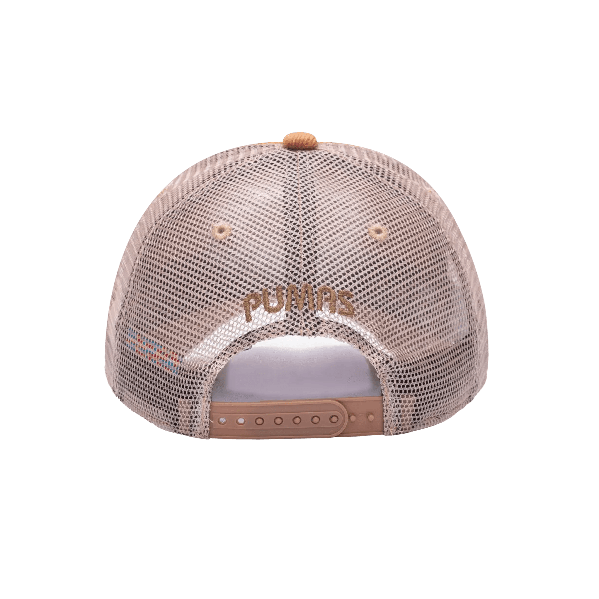 FI Collection Pumas Camionero Trucker Hat - Brown (Back)