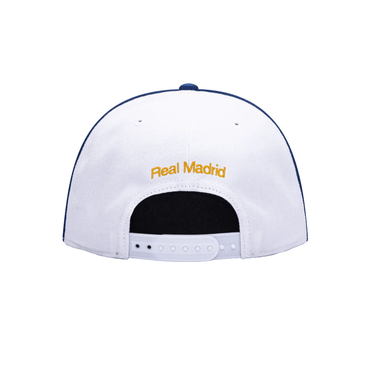 FI Collection Real Madrid Cali Day Snapback Hat - White-Blue (Back)