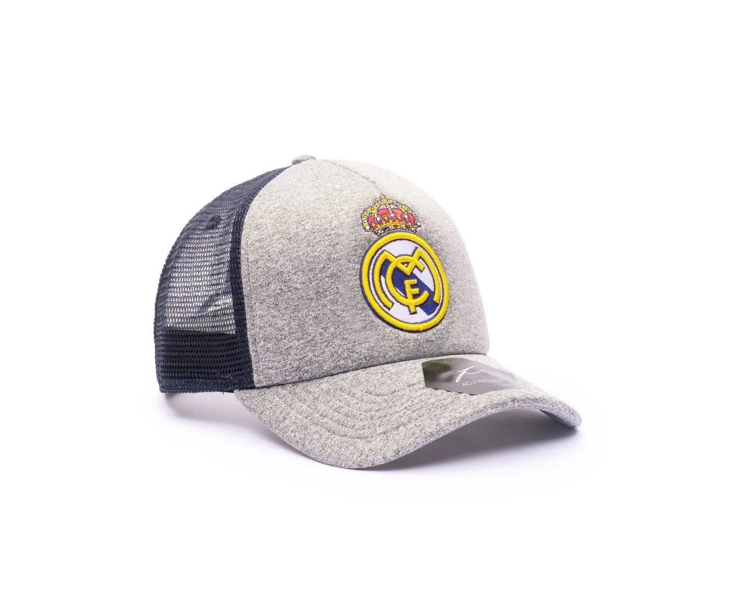 Fan Ink Collection Real Madrid Grayline Trucker Hat - Grey-Navy