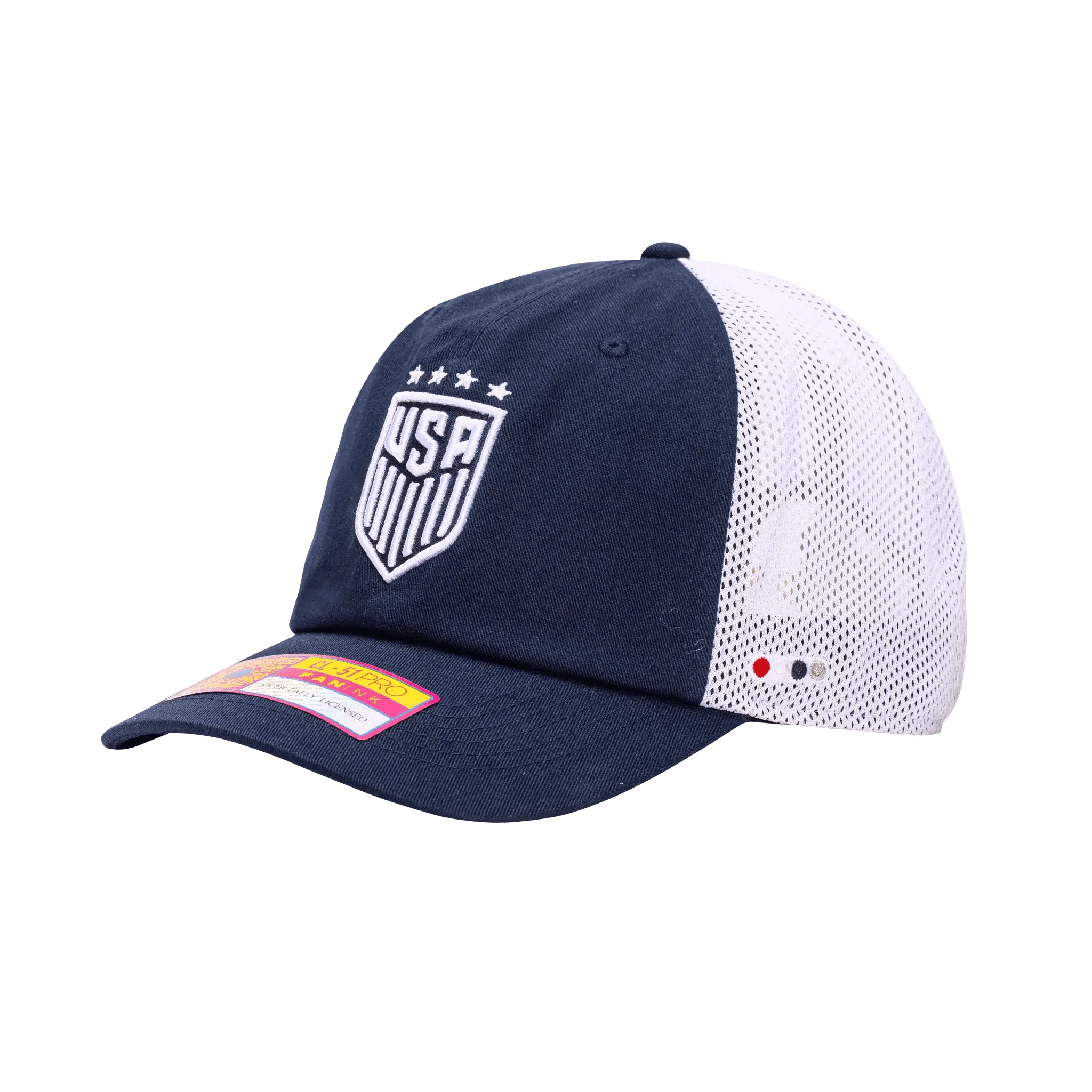 Fan Ink Collection USWNT Aerial Adjustable Hat (Lateral - Front 1)