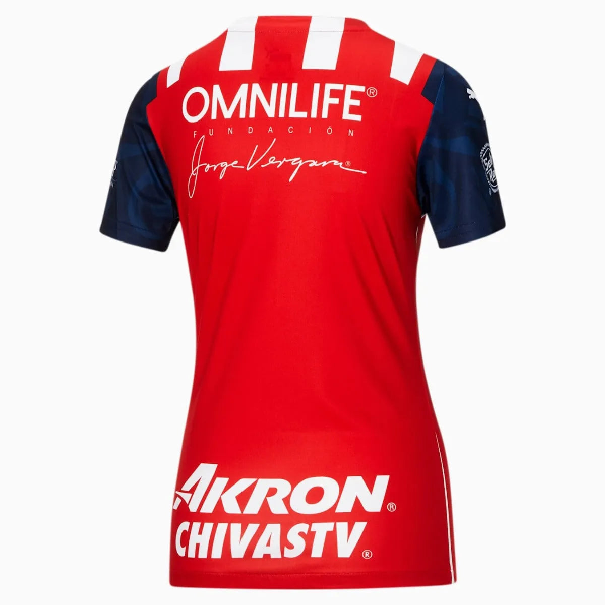 Puma 2021-22 Chivas Women Home Jersey - Red-White (Back)