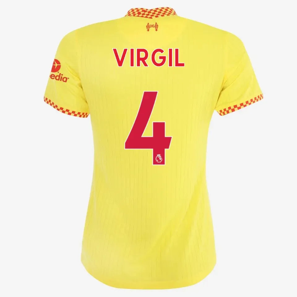 Nike 2021-22 Liverpool Youth Third Jersey - Yellow