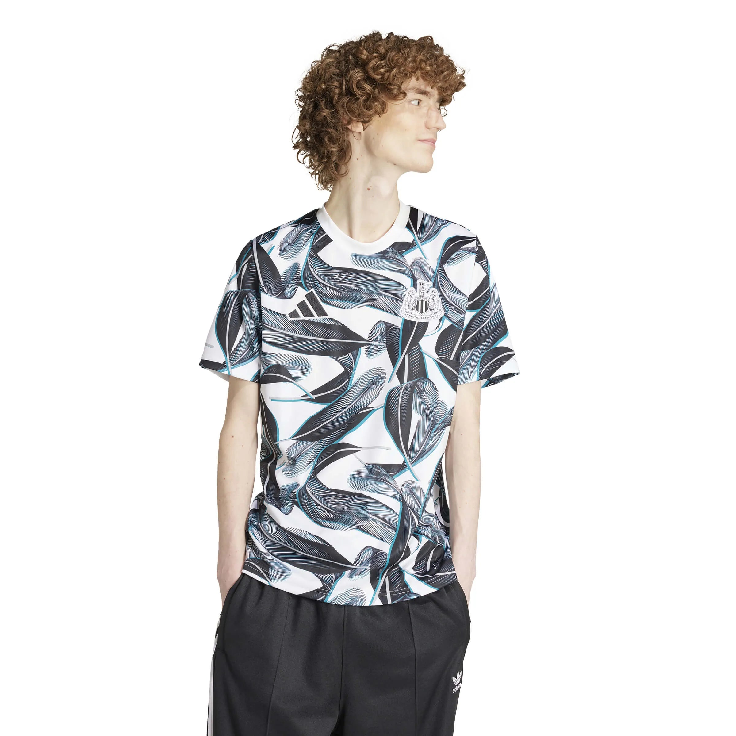 adidas 2024-25 Newcastle Men's Pre-Match Jersey (Model - Front)