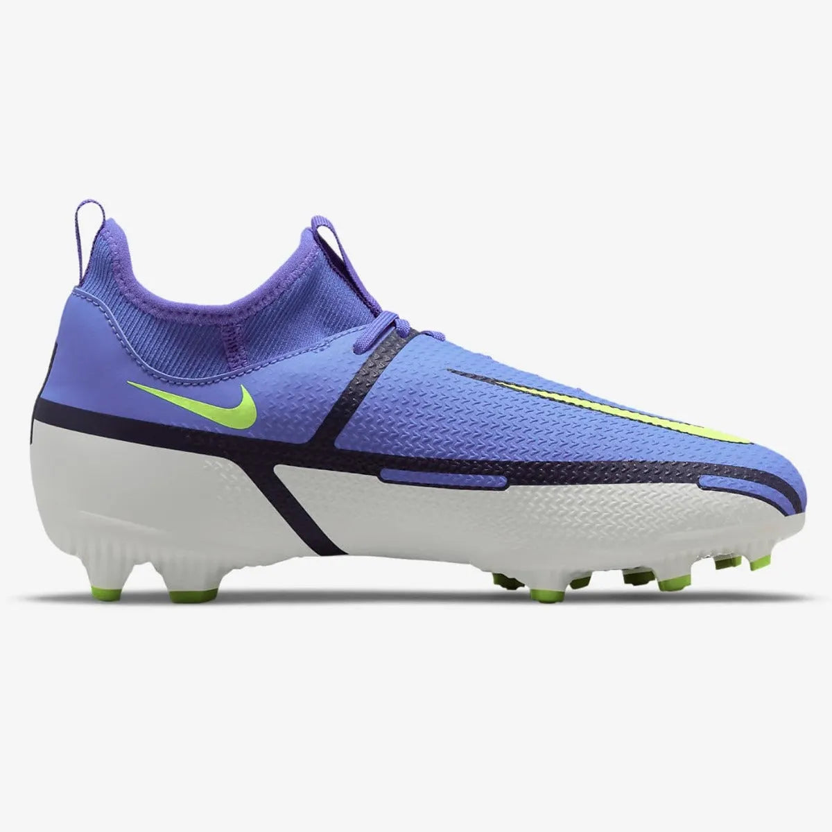 Nike JR Phantom GT2 Academy DF FG-MG - Sapphire-Volt-Grey (Side 2)