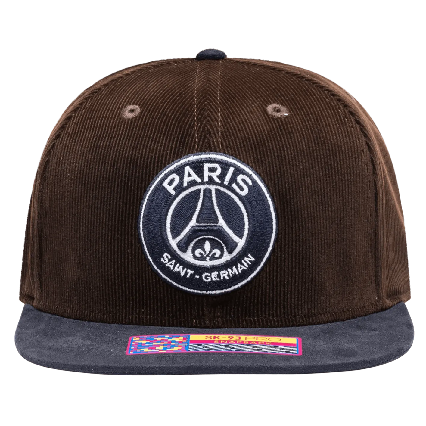FI Collection Club PSG Cognac Snapback Hat (Front)