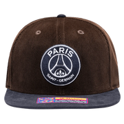 FI Collection Club PSG Cognac Snapback Hat (Front)