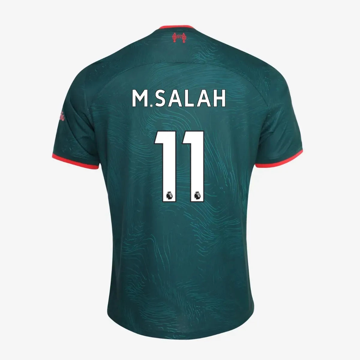 Nike 2022-23 Liverpool Youth Third Jersey - Atomic Teal-Siren Red
