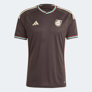 adidas 2023 Jamaica Away Jersey - Night Brown (Front)
