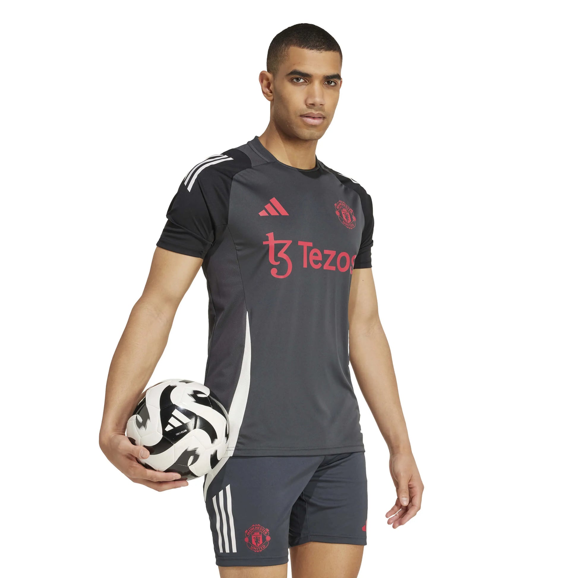 adidas 2024-25 Manchester United Men's EU Training Jersey (Model - Side)