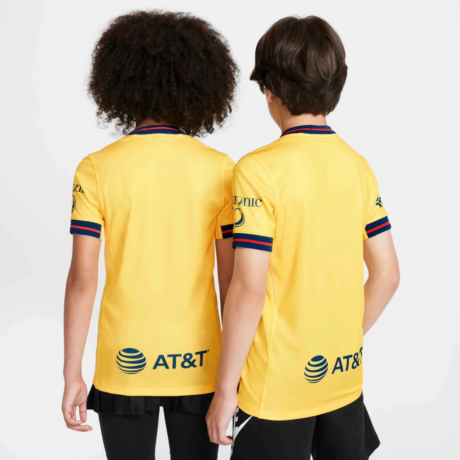Nike 2024-25 Club America Youth Stadium Home Jersey (Models - Back)