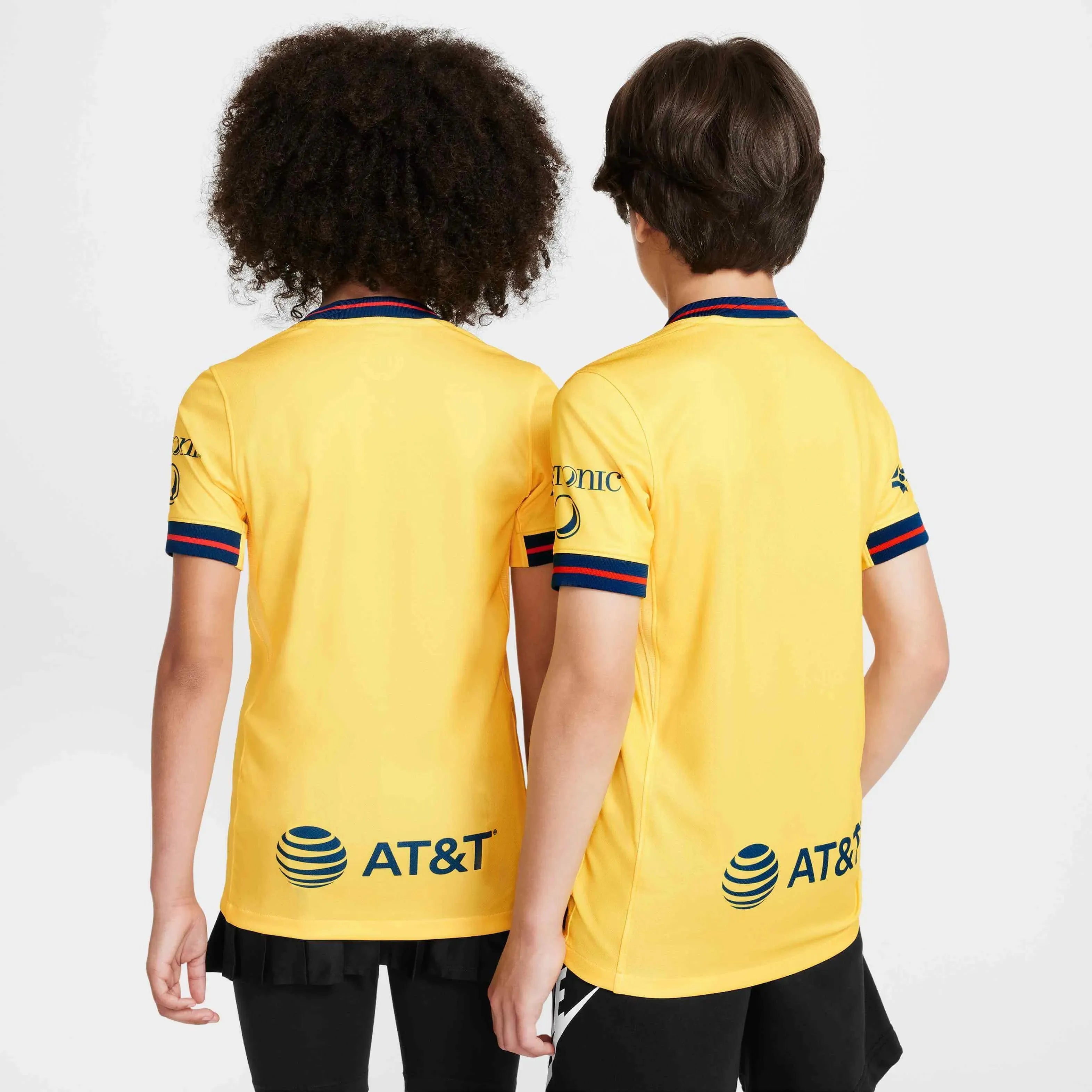 Nike 2024-25 Club America Youth Stadium Home Jersey (Models - Back)