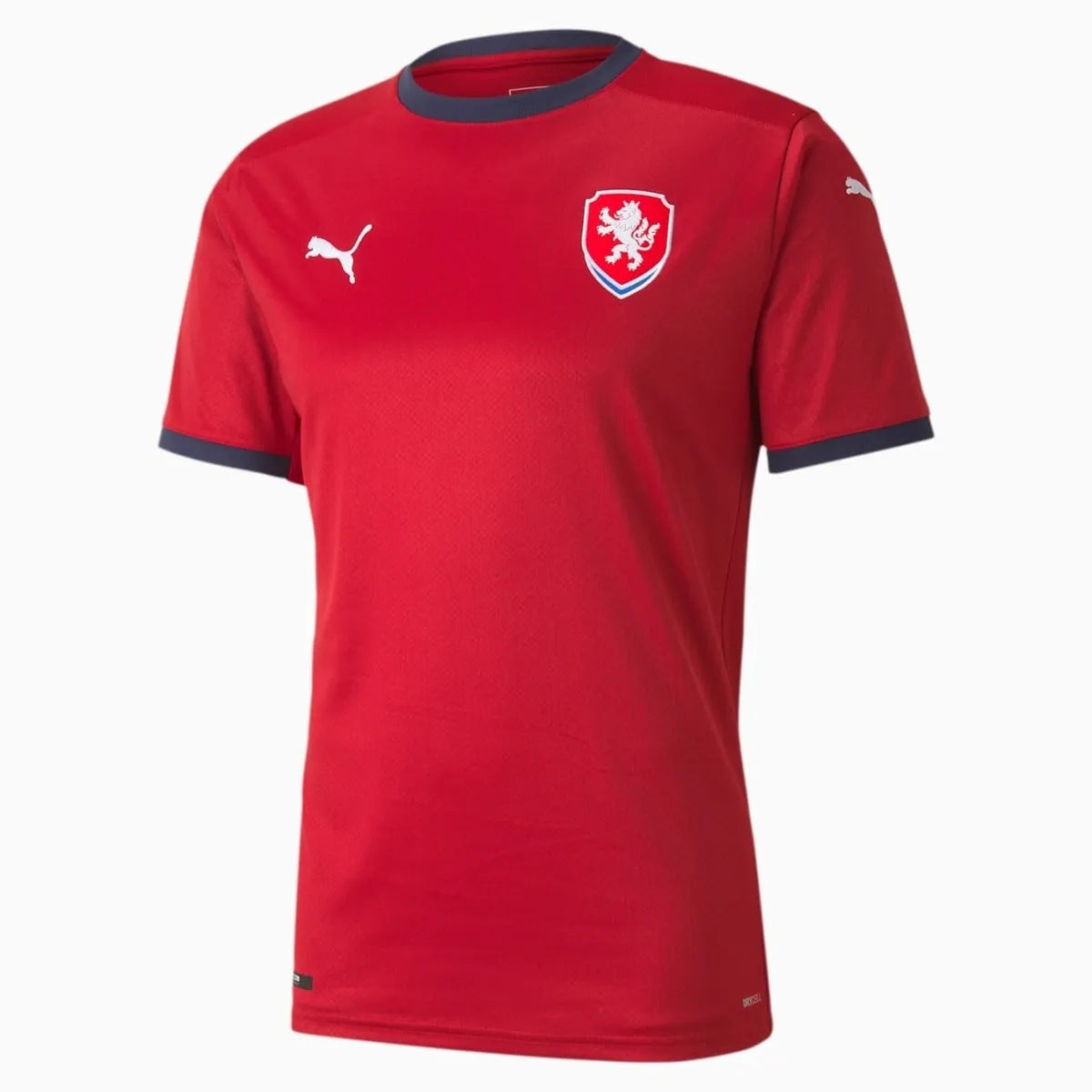 Puma 2021-22 Czech Republic Home Jersey - Chili Pepper (Front)