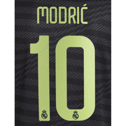 Real Madrid 2022/23 Third Modric #10 Jersey Name Set