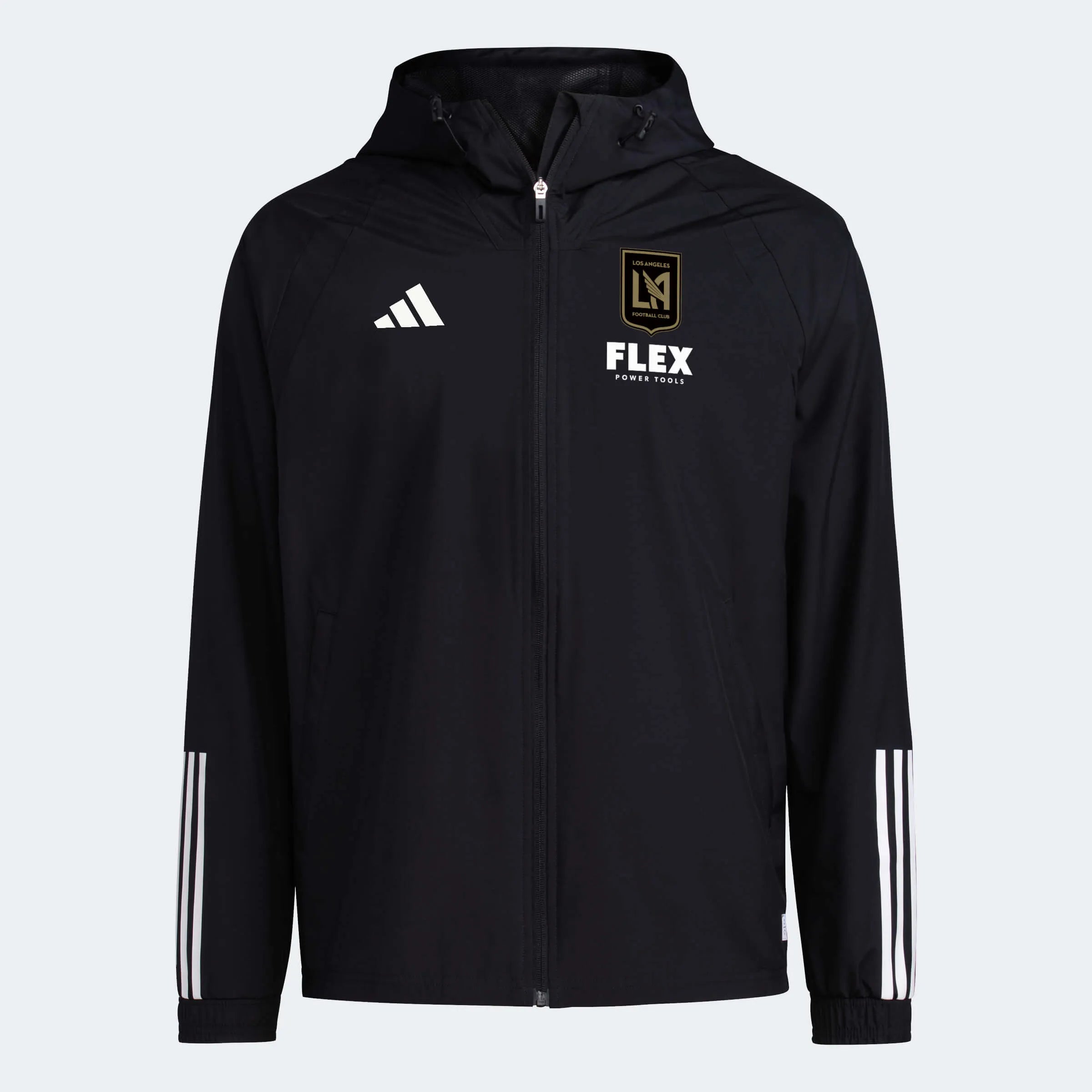 adidas 2023 LAFC Tiro 23 AW Jacket - Black (Front)