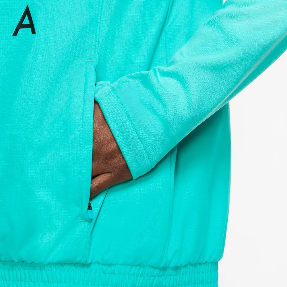 Nike 2020-21 Barcelona Half-Zip Track Jacket - Teal