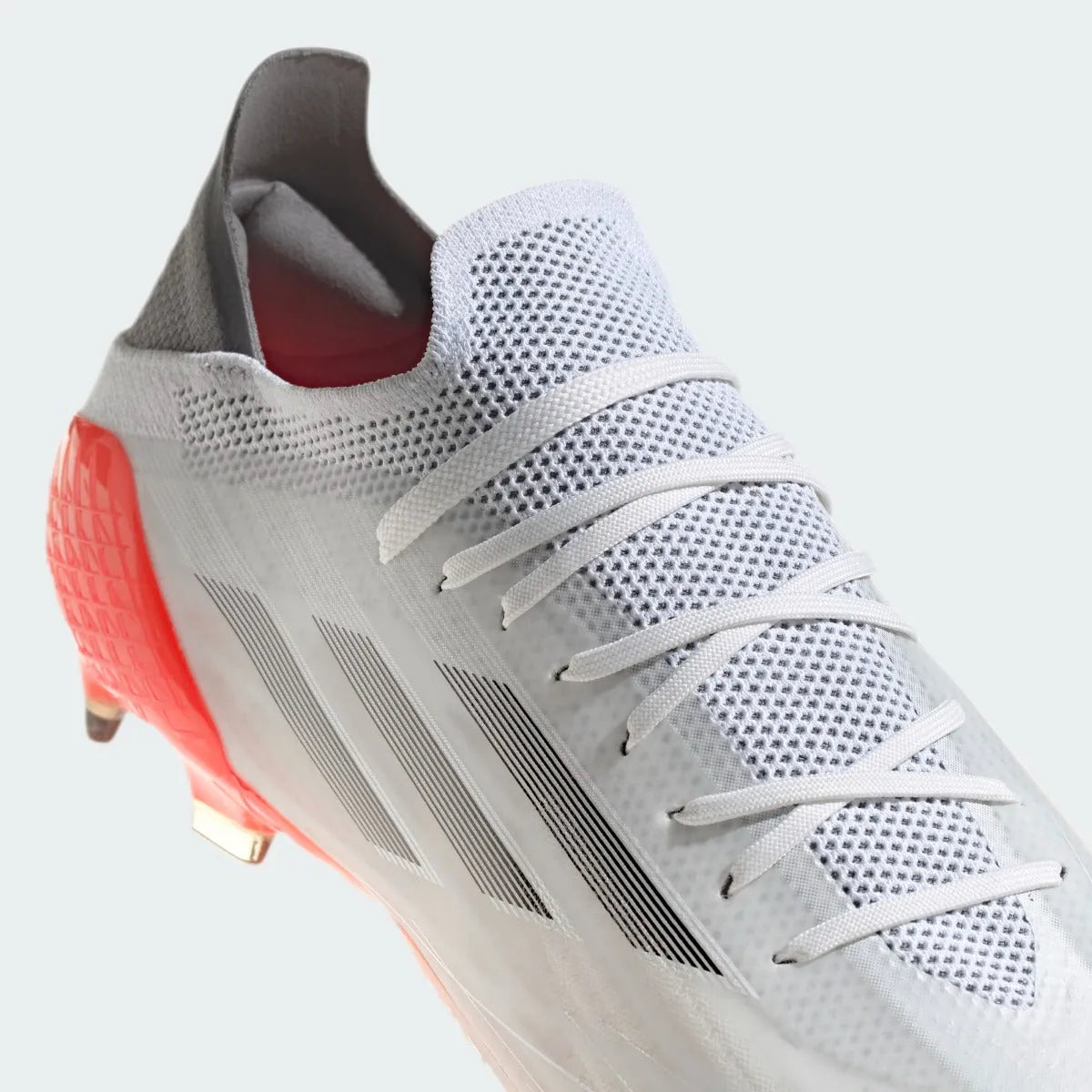 Adidas X Speedflow .1 FG - White-Iron Metallic (Detail 1)