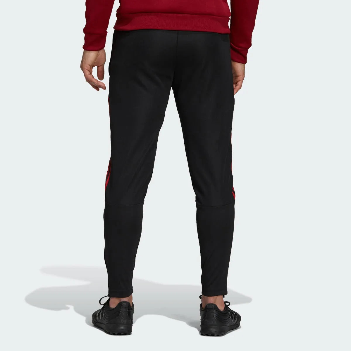 Adidas 2021-22 Bayern Munich Training Pants - Black-Red (Model - Back)