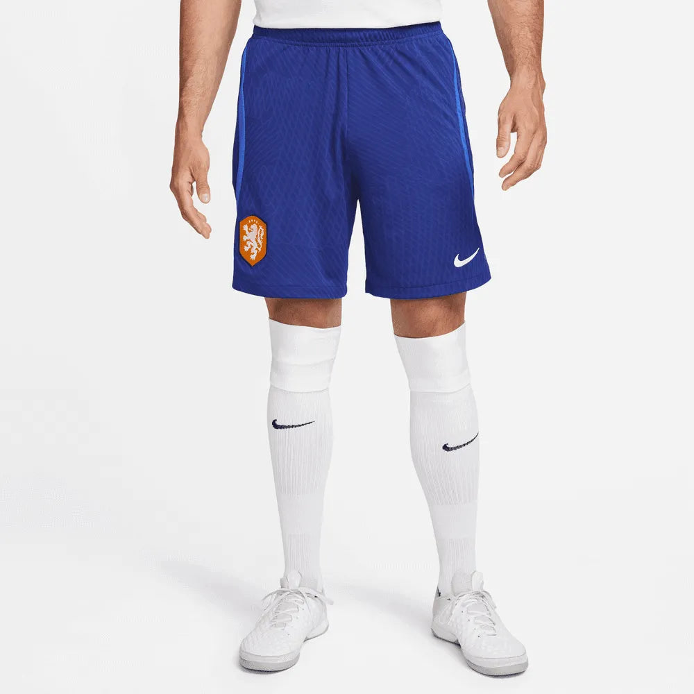 Nike 2022-23 Netherlands DF Strike Shorts - Deep Royal-Hyper Royal (Model - Front)