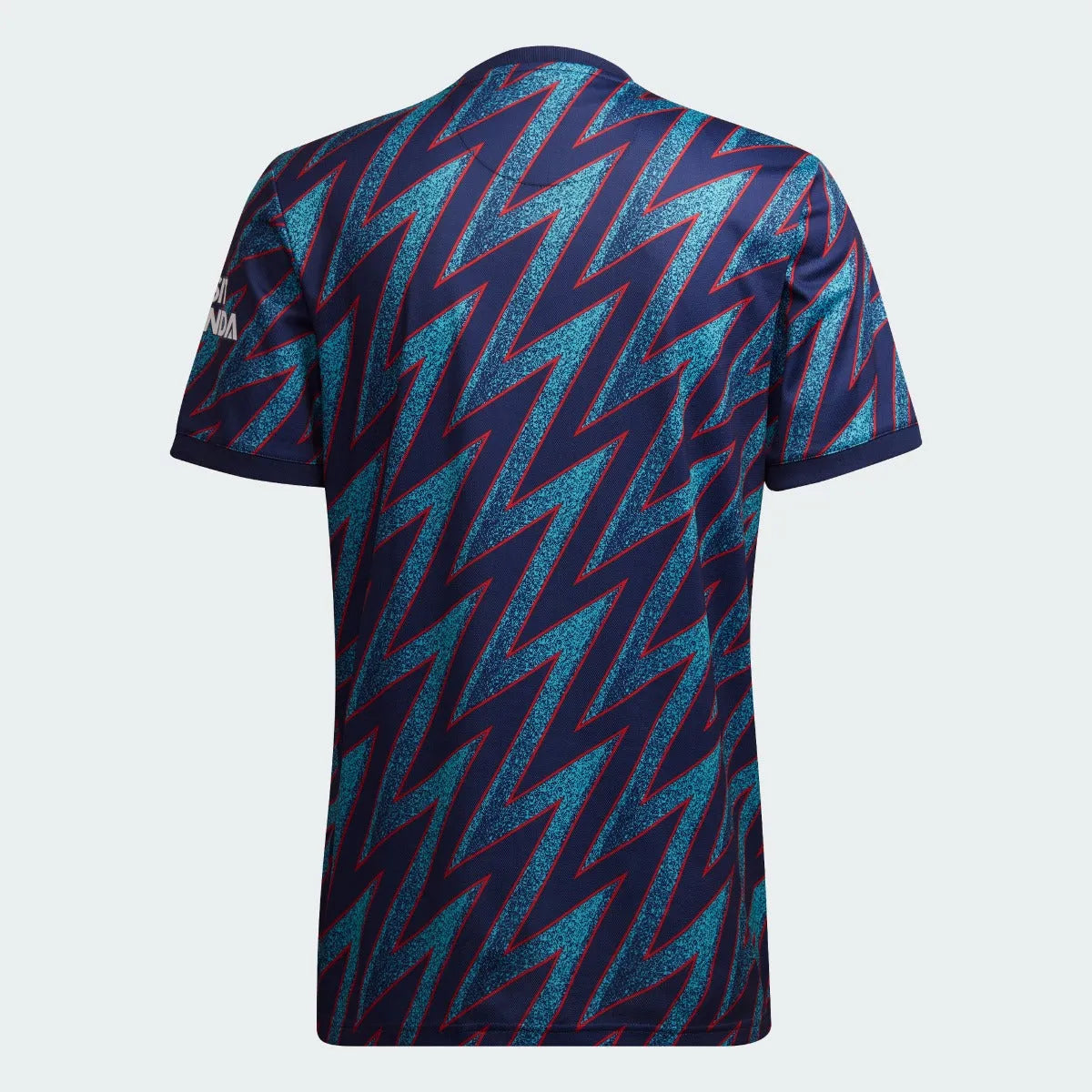 Adidas 2021-22 Arsenal Third Jersey - Mystery Blue (Back)