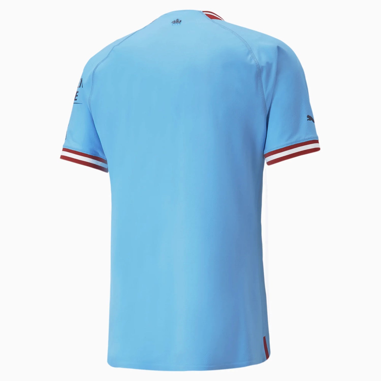 Puma 2022-23 Manchester City Authentic Home Jersey - Light Blue (Back)