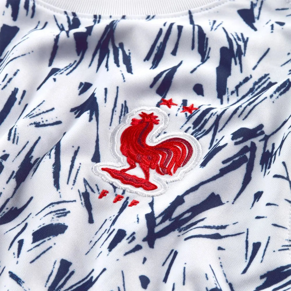 Nike 2020-21 France Dri-Fit Training Top - White-Blue