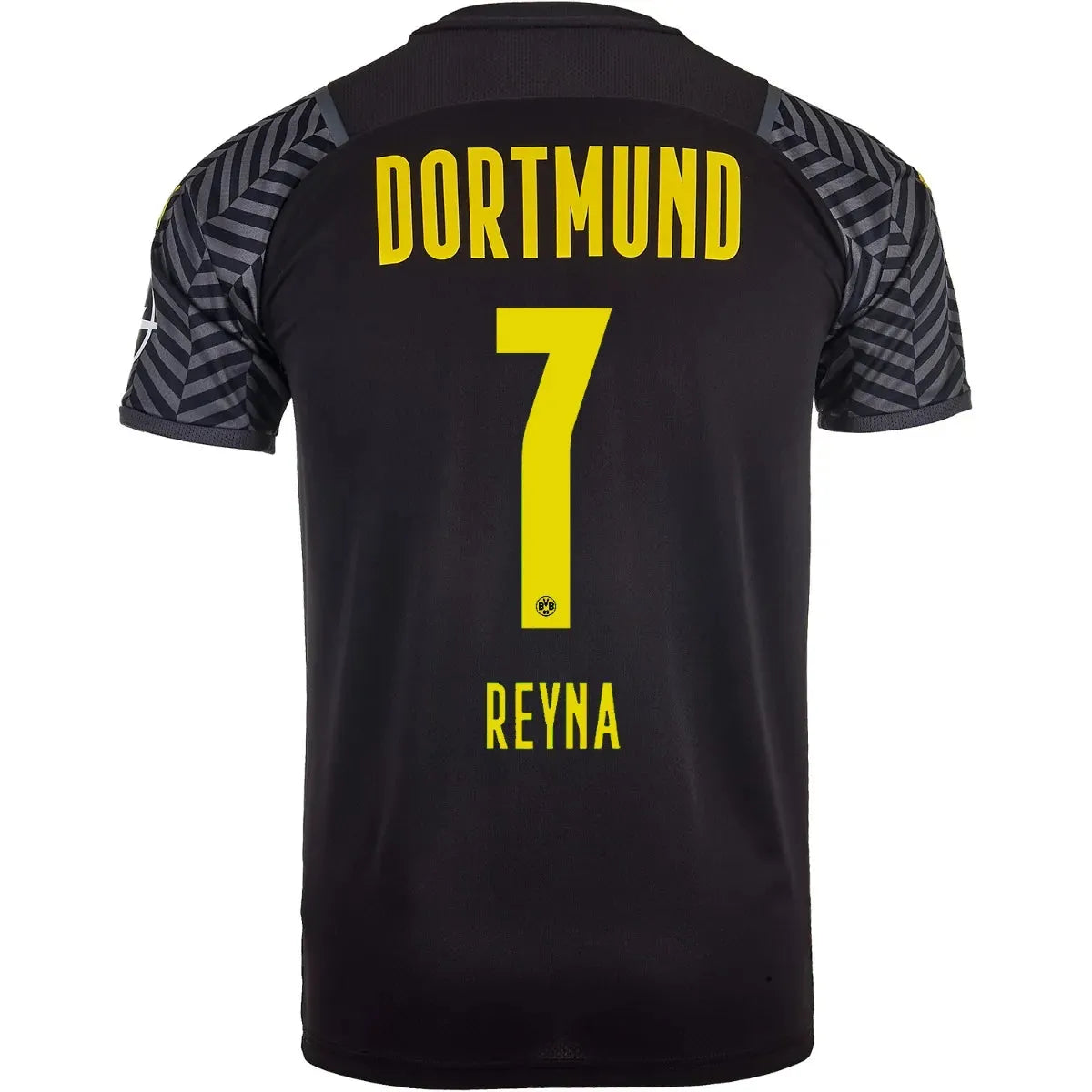Puma 2021-22 Borussia Dortmund Away Jersey - Black