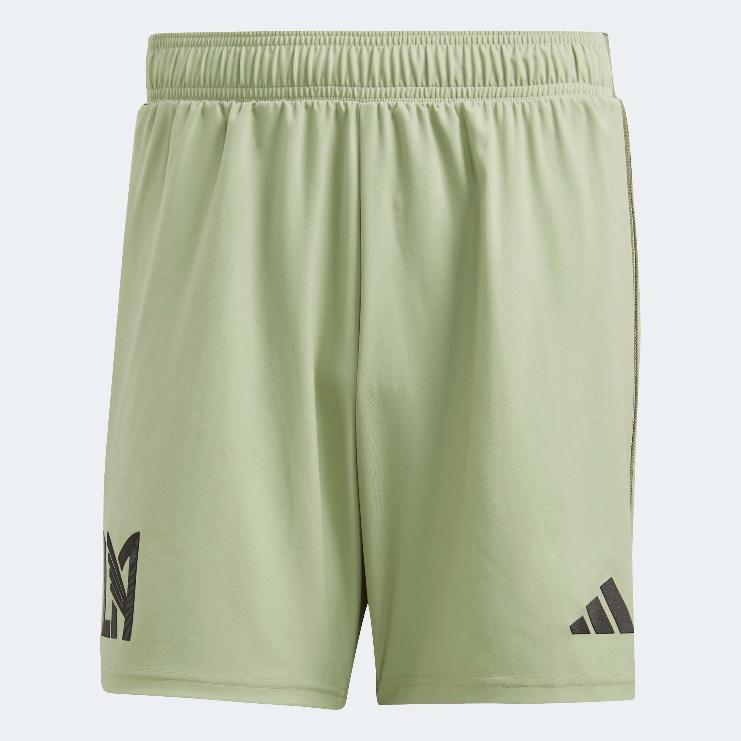 adidas 2023 LAFC Authentic Away Shorts - Magic Lime-Tent Green (Front)