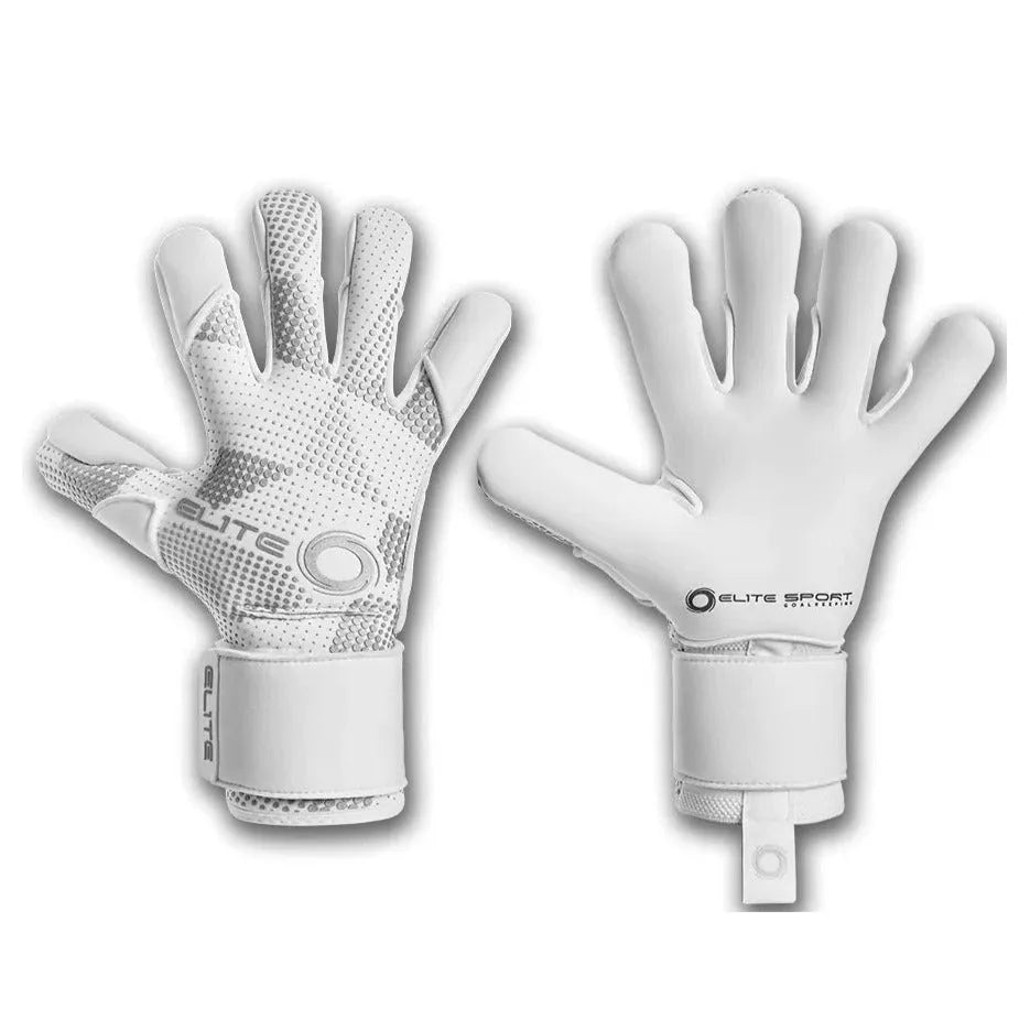 Elite Sport 2023 Nobre White Goalkeeper Gloves (Pair)