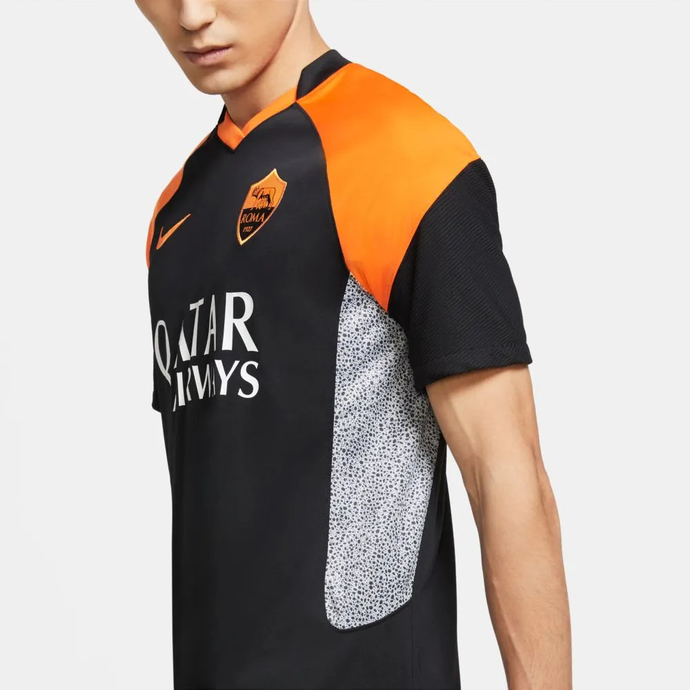 Nike 2020-21 Roma Third Jersey - Black-Orange