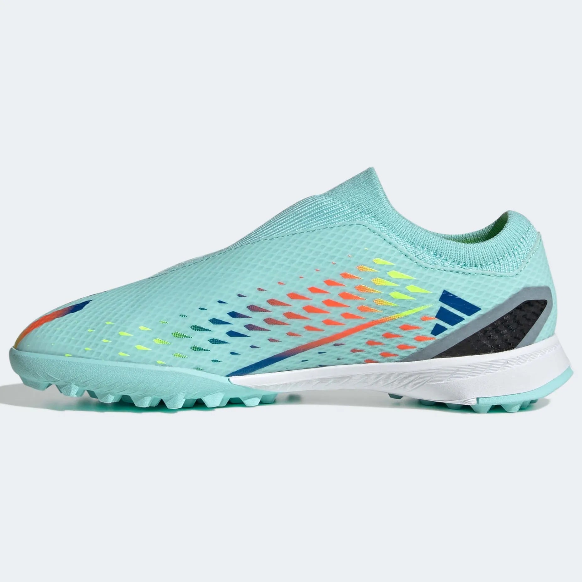 adidas Jr X Speedportal.3 LL Turf J - Aqua-Blue (Side 2)
