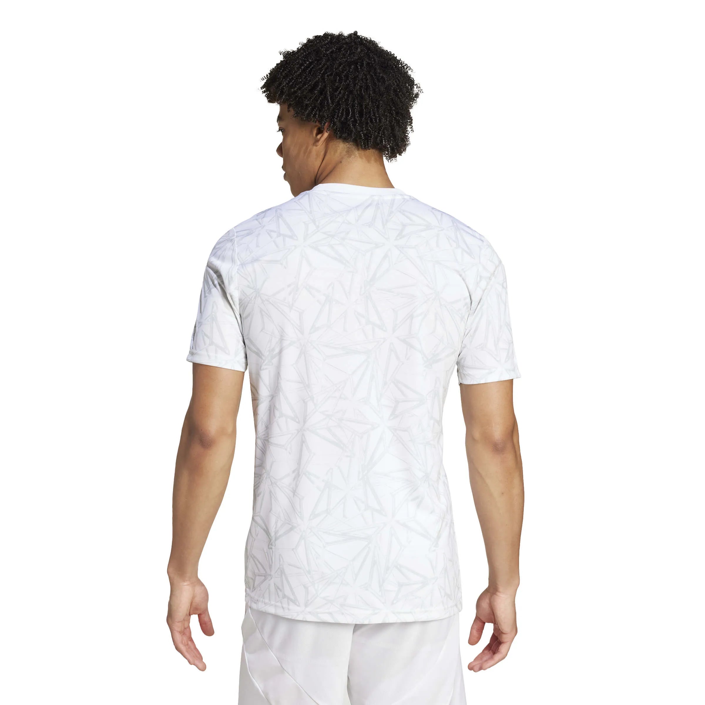 adidas 2024-25 Real Madrid Men's Pre-Match Jersey (Model - Back)