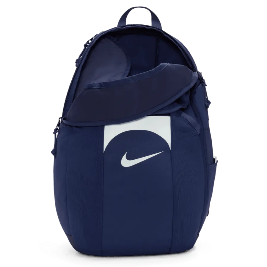 Nike Academy Team Backpack (35L) - Navy (Front - Open)