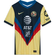 Nike Club America Youth Home Jersey 2020-21 (Yellow & Navy)