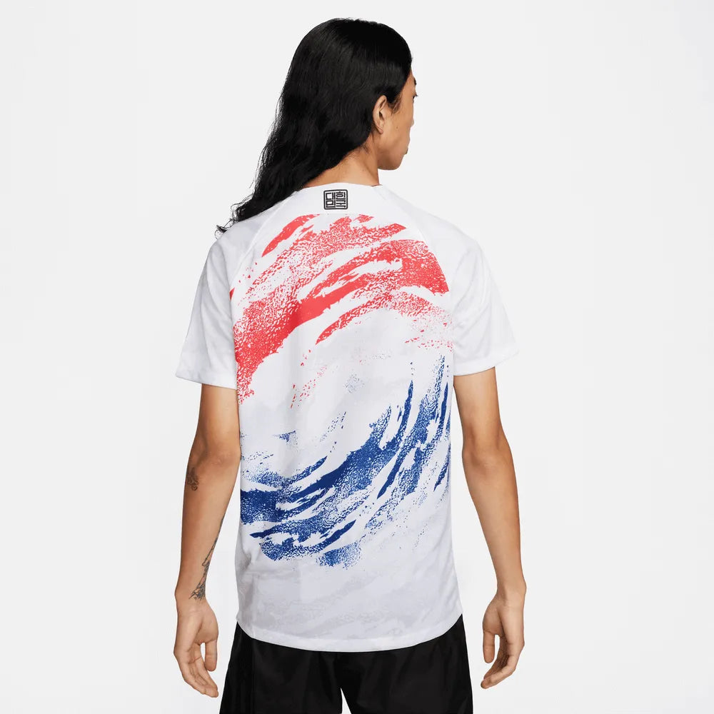 Nike 2022-23 Korea Pre-Match Jersey - White (Model - Back)