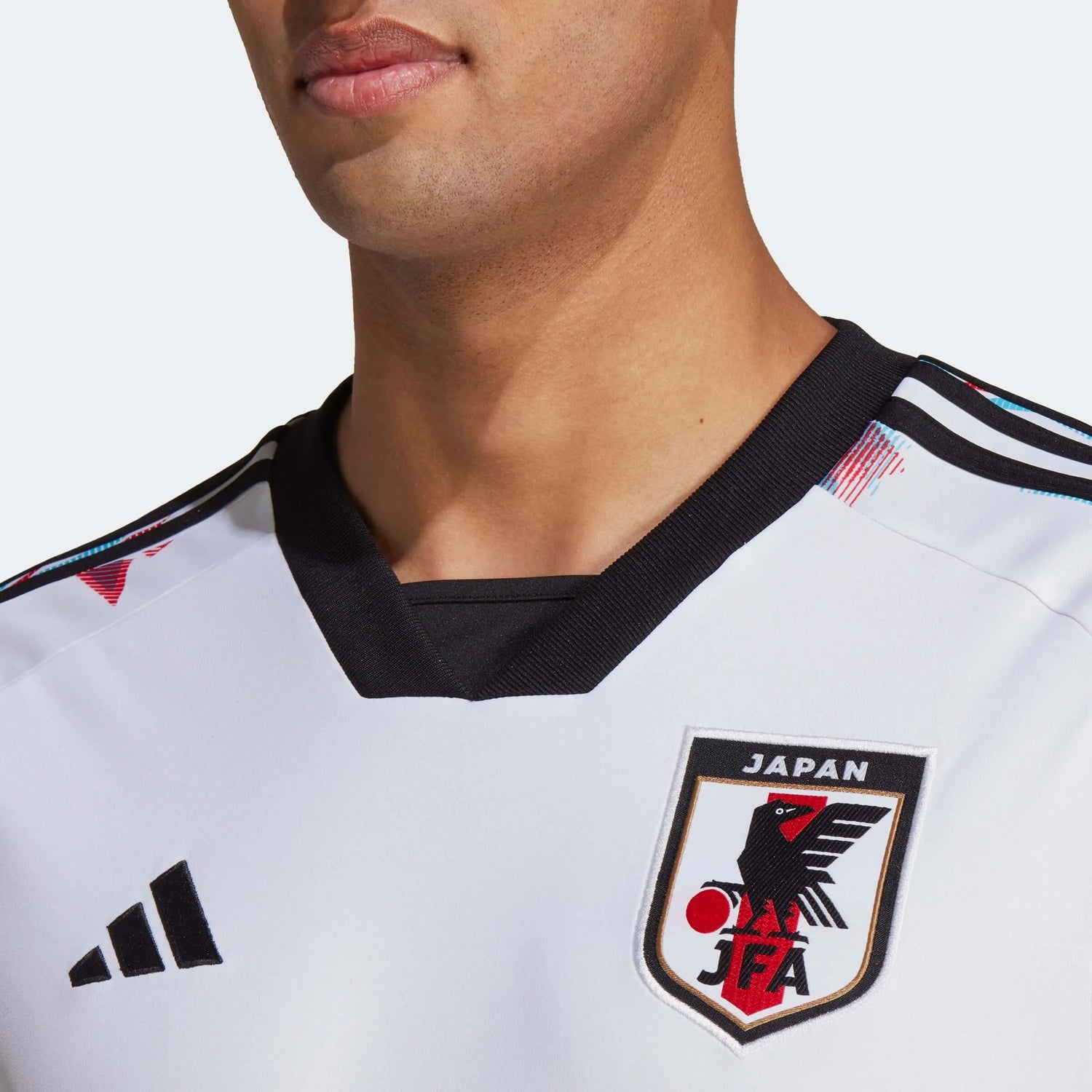 adidas 2022-23 Japan Away Jersey White-Blue (Detail 1)
