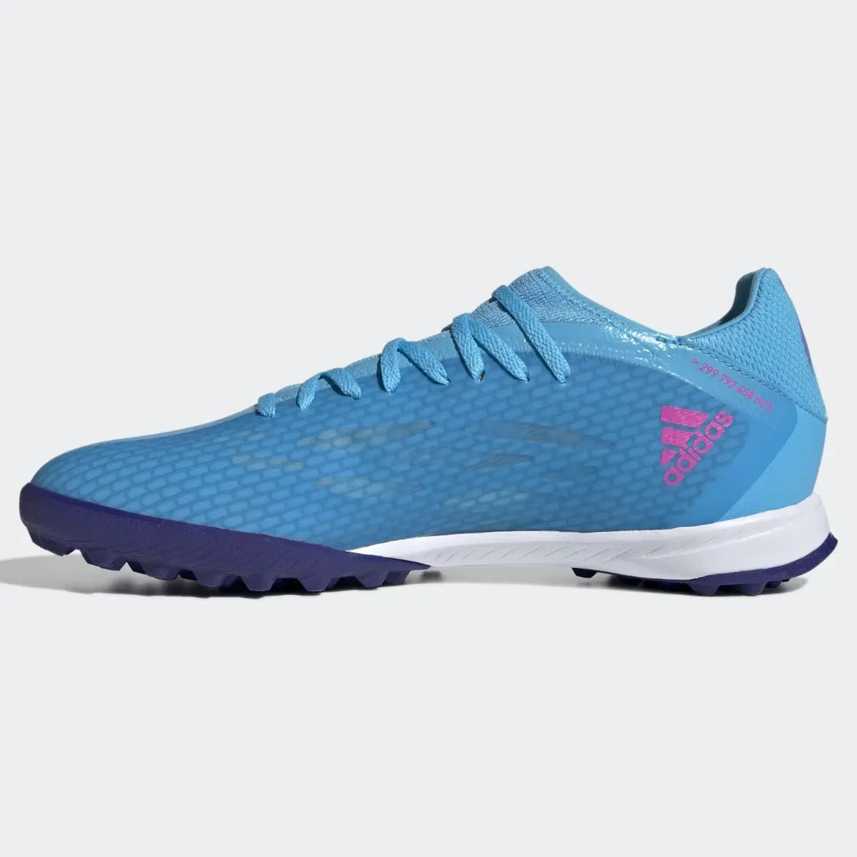 adidas X Speedflow .3 Turf - Sky Rush-Shock Pink (Side 2)